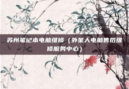 苏州笔记本电脑维修(外星人电脑售后维修服务中心)