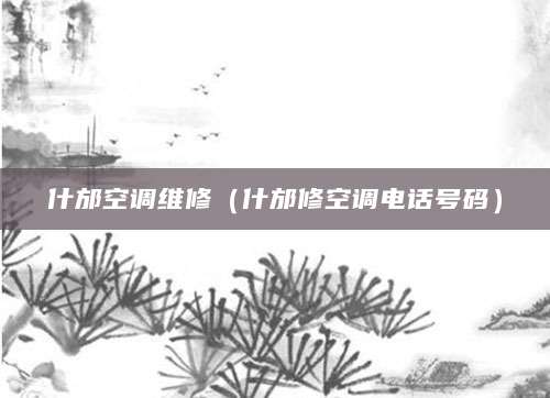什邡空调维修（什邡修空调电话号码）