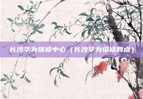 长沙华为维修中心（长沙华为维修网点）