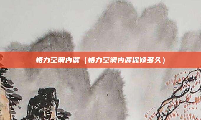 格力空调内漏（格力空调内漏保修多久）