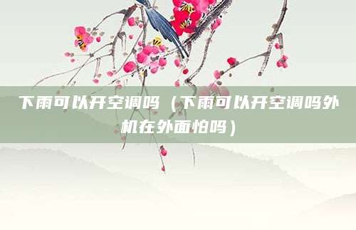 下雨可以开空调吗(下雨可以开空调吗外机在外面怕吗)