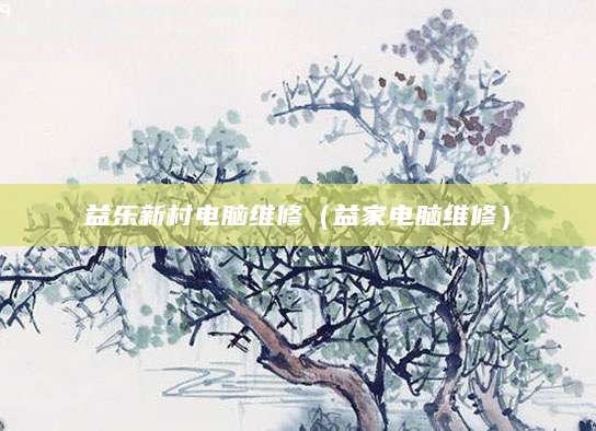 益乐新村电脑维修（益家电脑维修）