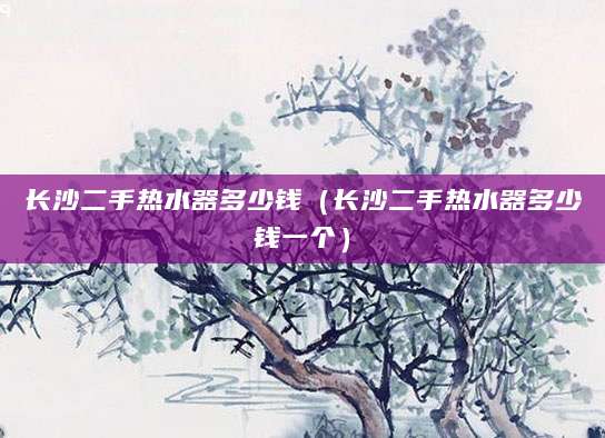 长沙二手热水器多少钱（长沙二手热水器多少钱一个）
