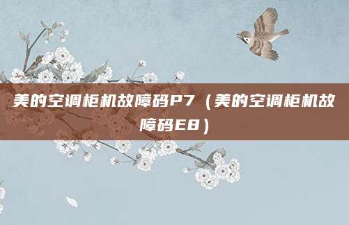 美的空调柜机故障码P7（美的空调柜机故障码E8）