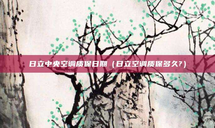 日立中央空调质保日期(日立空调质保多久?)