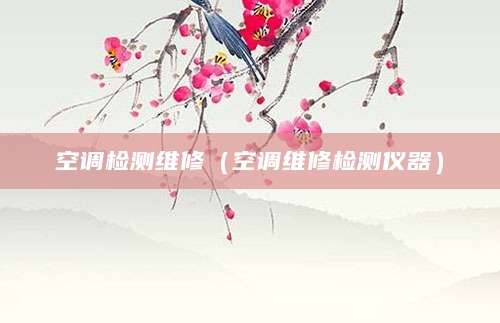 空调检测维修（空调维修检测仪器）