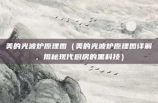 美的光波炉原理图（美的光波炉原理图详解，揭秘现代厨房的黑科技）