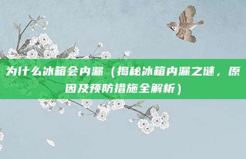 为什么冰箱会内漏（揭秘冰箱内漏之谜，原因及预防措施全解析）