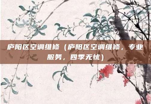 庐阳区空调维修（庐阳区空调维修，专业服务，四季无忧）
