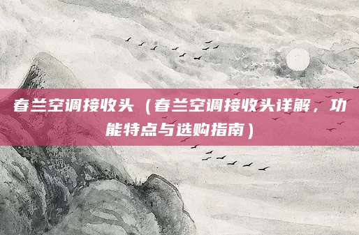 春兰空调接收头（春兰空调接收头详解，功能特点与选购指南）