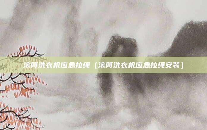 滚筒洗衣机应急拉绳（滚筒洗衣机应急拉绳安装）