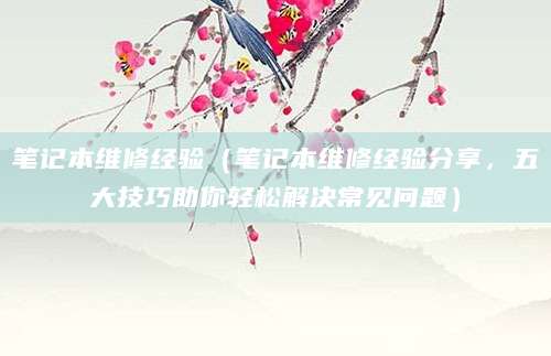 笔记本维修经验(笔记本维修经验分享,五大技巧助你轻松解决常见问题)