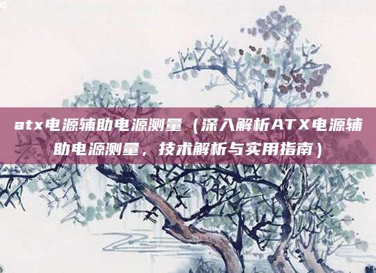 atx电源辅助电源测量(深入解析ATX电源辅助电源测量,技术解析与实用指南)