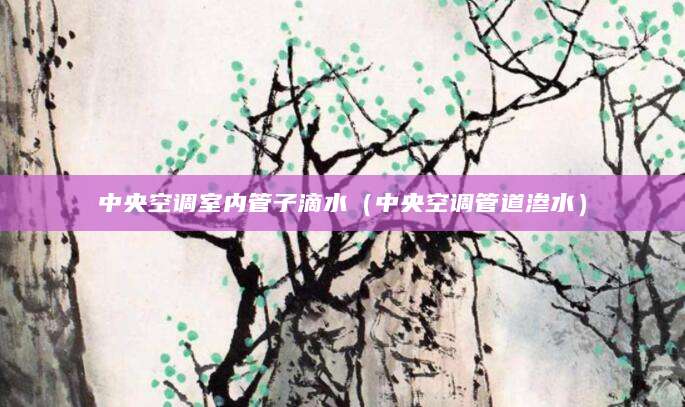 中央空调室内管子滴水（中央空调管道渗水）