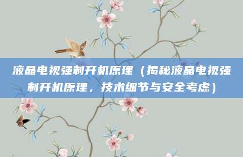 液晶电视强制开机原理（揭秘液晶电视强制开机原理，技术细节与安全考虑）