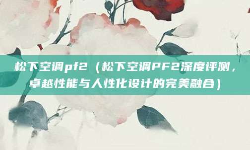 松下空调pf2(松下空调PF2深度评测,卓越性能与人性化设计的完美融合)