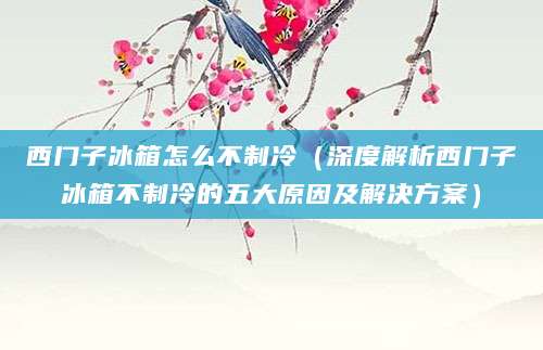 西门子冰箱怎么不制冷（深度解析西门子冰箱不制冷的五大原因及解决方案）