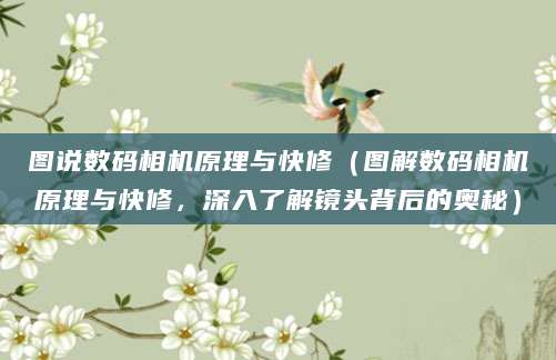 图说数码相机原理与快修（图解数码相机原理与快修，深入了解镜头背后的奥秘）