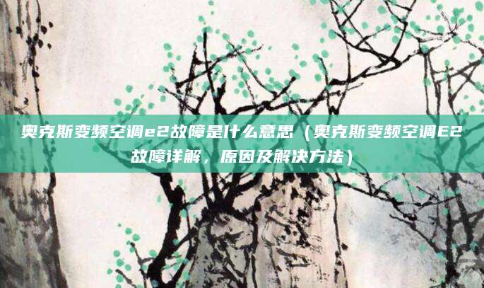 奥克斯变频空调e2故障是什么意思（奥克斯变频空调E2故障详解，原因及解决方法）