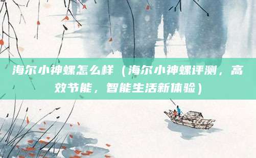 海尔小神螺怎么样（海尔小神螺评测，高效节能，智能生活新体验）