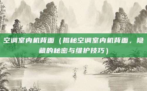 空调室内机背面（揭秘空调室内机背面，隐藏的秘密与维护技巧）