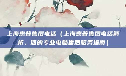上海惠普售后电话（上海惠普售后电话解析，您的专业电脑售后服务指南）