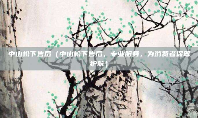 中山松下售后（中山松下售后，专业服务，为消费者保驾护航）