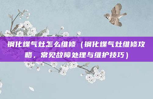 钢化煤气灶怎么维修（钢化煤气灶维修攻略，常见故障处理与维护技巧）
