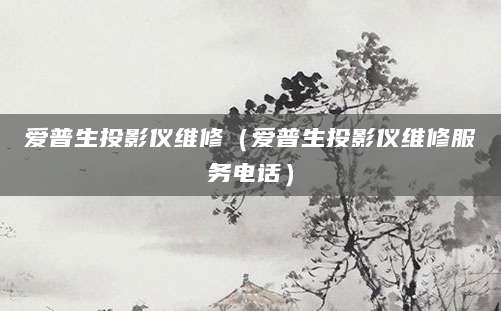 爱普生投影仪维修（爱普生投影仪维修服务电话）