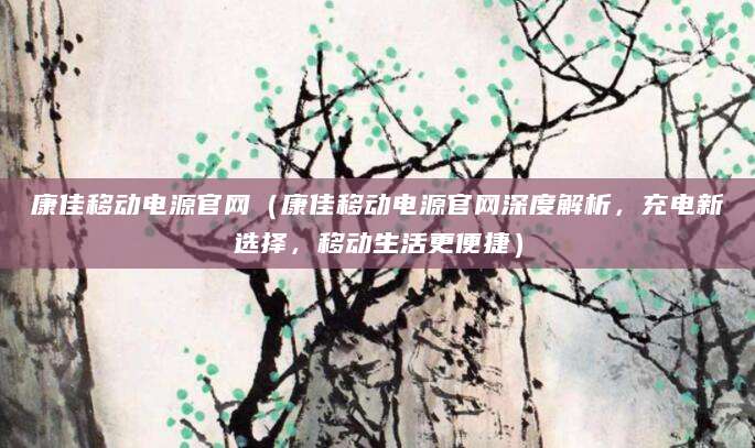 康佳移动电源官网（康佳移动电源官网深度解析，充电新选择，移动生活更便捷）