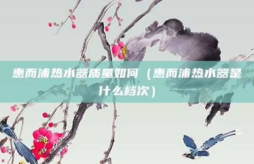惠而浦热水器质量如何(惠而浦热水器是什么档次)