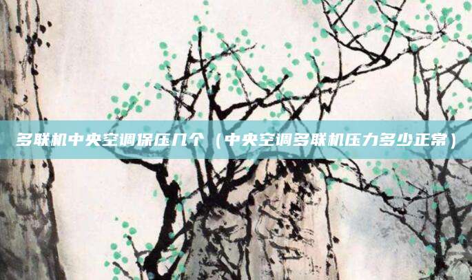 多联机中央空调保压几个(中央空调多联机压力多少正常)
