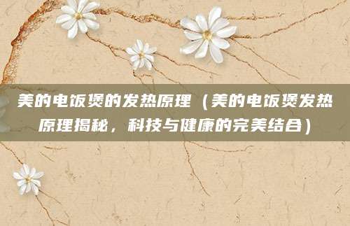 美的电饭煲的发热原理（美的电饭煲发热原理揭秘，科技与健康的完美结合）