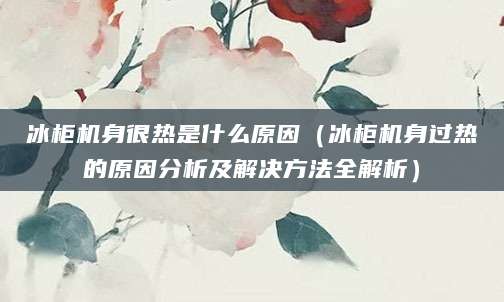 冰柜机身很热是什么原因（冰柜机身过热的原因分析及解决方法全解析）
