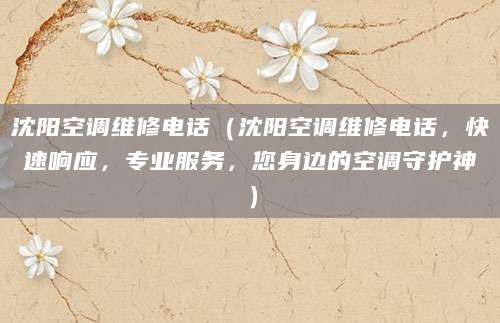 沈阳空调维修电话（沈阳空调维修电话，快速响应，专业服务，您身边的空调守护神）