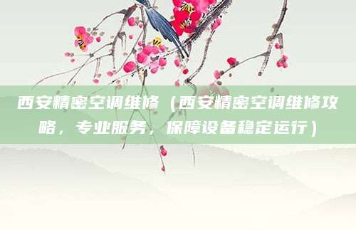 西安精密空调维修(西安精密空调维修攻略,专业服务,保障设备稳定运行)