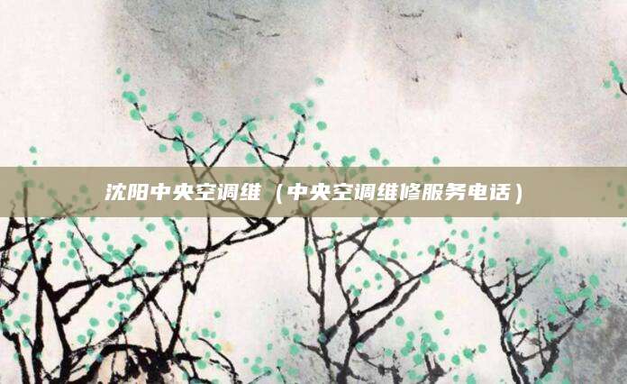 沈阳中央空调维（中央空调维修服务电话）