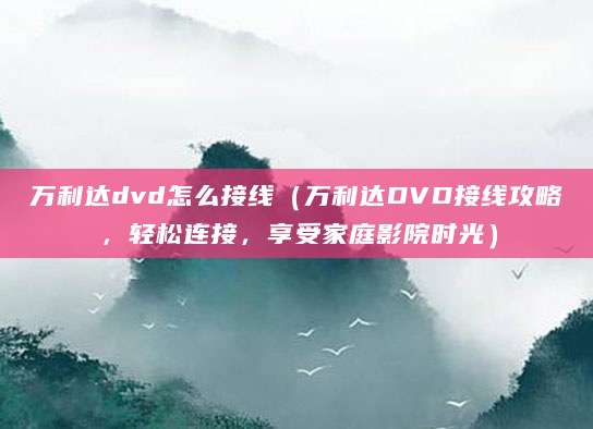 万利达dvd怎么接线(万利达DVD接线攻略,轻松连接,享受家庭影院时光)