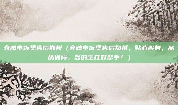 奔腾电饭煲售后郑州（奔腾电饭煲售后郑州，贴心服务，品质保障，您的烹饪好帮手！）