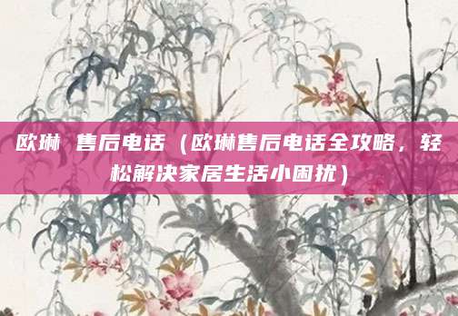 欧琳 售后电话（欧琳售后电话全攻略，轻松解决家居生活小困扰）