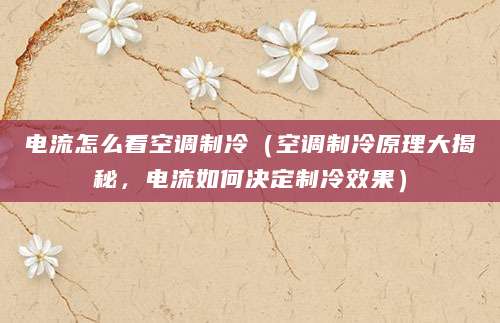 电流怎么看空调制冷(空调制冷原理大揭秘,电流如何决定制冷效果)